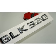 GLK 320 Bagaj Krom Metal 3M 3D Yazı Logo