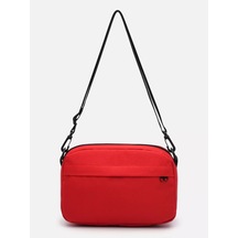 Sinum Dikdörtgen Şekilli Çapraz El Çantası 251387661 Kırmızı