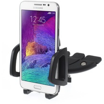 Cbtx İphone 6s Plus / Samsung Galaxy S6 Uyumlu Evrensel 360 Dönen Araç Cd Yuvası Tutucu Dağı - Siyah