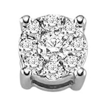 Sirius 0.30 Karat Tektaş Görünümlü Pırlanta Erkek Küpei  0804E0116