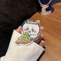 Goldenqian Kore Komik Karikatür Sevimli Chiikawa Magsafe Manyetik Braketi Standı Tutucu Iphone Evrensel Katlama Kavrama Tok Drama Takip Artefakt F F