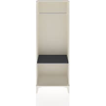 Arges Dolap Tek Raflı Kapaklı Tek Askılı 60x30x163 Aytaşı-antrasit Aytası