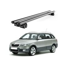 Pençe Skoda Fabia Scout Sw 2009-2014 Uyumlu Gri Ara Atkı Port Bagaj Tavan Barı