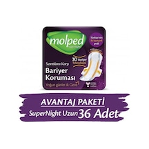 Molped Supernight Uzun Süper Ekonomik Ped 18 Li X 2 Adet PKT.MOLPED.028