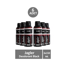 Jagler Deodorant Black 150 Ml 6 Adet