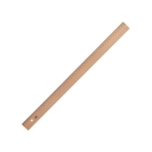 Hatas Tahta Cetvel 50 Cm Ahşap
