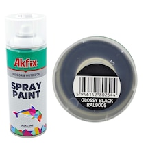 Akfix Parlak Siyah Sprey Boya 400 Ml 1 Adet Gönderilir