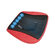 Honmex Araba Koltuk Soğutucu Yastık Buz Ipi 5 Fanlı 3 Seviye Usblü Hızlı Soğuma Ventilated Koltuk Döşemi