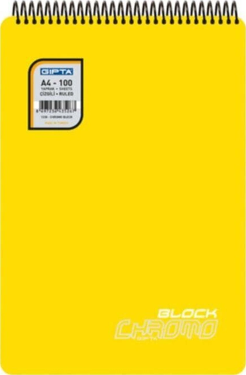 3625 Chromo Block Sp.pp Kpk.bloknot A5 80yp. Çizgisiz Kraft