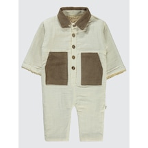 Civil Baby Erkek Bebek Astronot 6-18 Ay Ekru