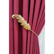 Fon Perde Toplayıcı Yaprak Renso 2 Adet 1sağ-1sol Gold