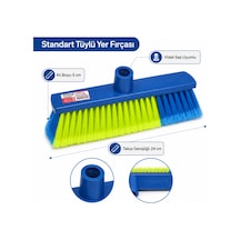 Doğuş Fırça Standart Tüylü Yer Fırçası 24 Cm Vidalı Sap Uyumlu 20002