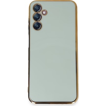 Newface Samsung Uyumlu Galaxy M14 5g Kılıf Volet Silikon - Açık Yeşil Açık Yeşil