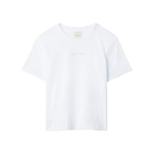 Calvin Klein A - Ss 20s Jsy Logo, Yaa Beyaz Kadın T-shirt