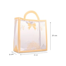 Yaldızlı Asetat Çanta 21 X 21 X 9 10'lu Paket