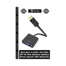 Özel Seri X-level Xcc7801 Dp To Vga Aktarım Kablosu Ekran Aparatı Ofis Donanımı
