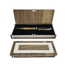 Kenpazar Kutulu Osmanlı Tuğralı Kalem Dekoratif Hediyelik