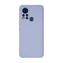 İnfinix Hot 11s Kılıf Nano İçi Kadife Silikon - Lila -