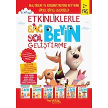 Etkinliklerle Sağ Beyin Sol Beyin Geliştirme 2+Yaş Seti - 6 Kitap Takım - Canan Öztürk - Hayykitap