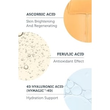 The Purest Solutions, C Vitamini Aydınlatıcı Ve Cilt Tonu Eşitleyici Cilt Bakım Serumu 30 Ml %10 Ascorbic Acid & Ferulic Acid%0,5