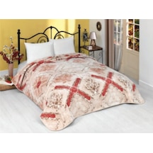 Mink Lacasa Lüks Vizon Battal Boy 1096 Bej Battaniye 200X240