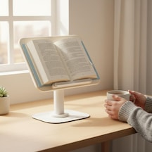Ayarlanabilir Tablet Ve Kitap Okuma Standı, Katlanabilir Masaüstü Tutucu, Ergonomik Tasarım, Sa