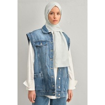 Armine Lyocell Naia Yıldız Desen Şal 1113-18 Gri