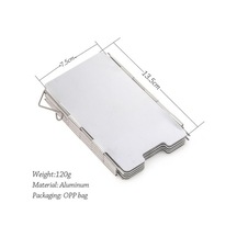 Novahub Genişletilmiş Mini 9 Parça Soba Kafası Ön Cam Taşınabilir Kamp Aksesuarları 8 Piece Windscreen Gümüş Gümüş