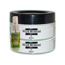 Süper Sülük Merhemi Bakım Kremi 2x50 Ml+30 Ml Çörek Otu Yağ İle
