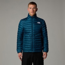 The North Face Huila Synthetic Erkek Turkuaz Dik Yaka Mont Yeşil