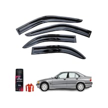 Bmw E36 Mügen Cam Rüzgarlığı Sedan 1991-1998 Arası 4lü Takım+koku