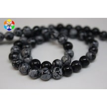 Obsidyen Taşı Siyah Dizi 6Mm