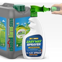 Ekosolfarm Ekosolfarm Sıvı Solucan Gübresi 10 Lt + Easyway Hortum Ucu Sprayer Ewb Çim Ve Tüm Bahçe Bitkilerine Uygun Sıvı Gübre 0.75 LT - 2.5 LT - 12 KG