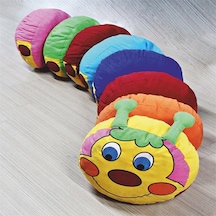 Anaokulu Kreş Tırtıl Minder Grubu Nakışlı 8'li