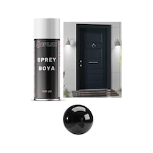 Parlak Siyah Çelik Kapı Sprey Boyası 400 Ml.