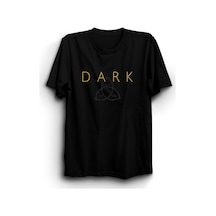 Unisex Siyah Dark Baskılı Tişört SIYAH