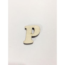 2.5 Cm Ahşap Harf ve Rakamlar - P