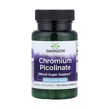 Takviye Swanson Vitamins, Chromium Picolinate, 200 Mcg, 100 Vegan Capsules