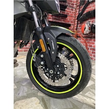 One Vıp Sale Motosiklet Jant Şeridi Neon Yeşili Sağ-sol/ön-arka Çok Renkli