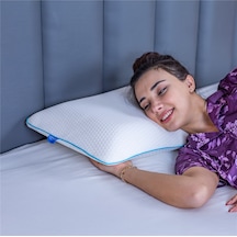 SimpleThePillow Klasik Visco Yastık Memory Foam Boyun Yastığı Hafızalı Yastık 60*40*15