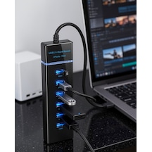 Usb 3.0 Çoklayıcı 7 Port 5gbps Veri Aktarım Uczzokm307-5