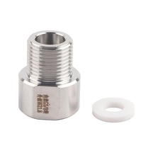 Akvaryum Balık Tankı İçin Co2 Regülatör Adaptörü Silindir Konnektör Dönüştürücü G5/8 İla W21.8