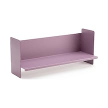 Tr Mor Metal Duvar Rafı - Masa Üstü Kitaplık Ve Çok Amaçlı Ofis Düzenleyici 21x70 Cm Genel