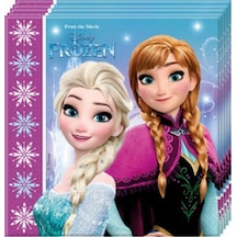 Frozen Elsa Karlar Ülkesi Peçete Doğum Günü Parti 20'li Paket