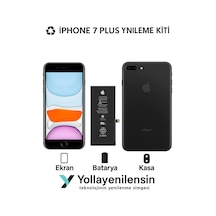 Apple Uyumlu iPhone 7 Plus Kiti Ekran + Batarya + Arka Kasa Model , Yüksek Kalite Parçalar