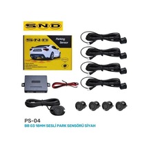 Snd Bb 03 18mm Sesli Park Sensörü Siyah