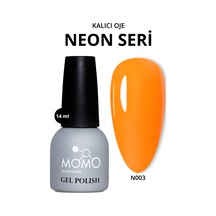 Momo Professional Kalıcı Oje N003 Neon Turuncu 14 ML