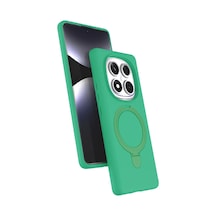 Xiaomi Redmi Note 14 Pro 4g Regal Magsafe Standlı Kapak - Yeşil 0.2M-Çok Renkli