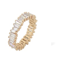 Söğütlü Silver Gümüş Rose Baget Taşlı Tamtur Yüzük Barcode