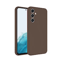 Samsung Galaxy Uyumlu, A16 5g Kılıf First Silikon - Kahverengi